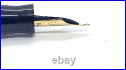 Rare Blackbird Self Filling Pen, Bb2/39, Gray & Red & White, 14k Stub Broad Nib