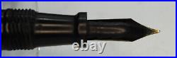 Rare Button Filler Parker Bchr 20 Fountain Pen Gold Lucky Curve #2 Nib Estate