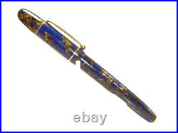 Rare Ca. 1930´s INGERSOLL No 20 Oriental Marble Fountain Pen Flexy 14ct B F-BBB