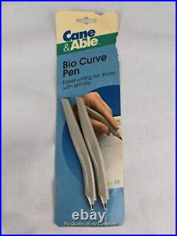 Rare Cane & Able Bio Curve Pen Eases writting for those with arthritis NOS