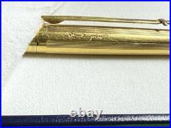 Rare Caran d'Ache President Saddam Hussein Iraq 14k Gold Nib Fountain Pen R3