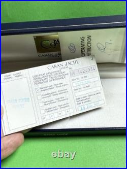 Rare Caran d'Ache President Saddam Hussein Iraq 14k Gold Nib Fountain Pen R3