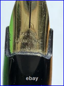 Rare Caran d'Ache President Saddam Hussein Iraq 14k Gold Nib Fountain Pen R3