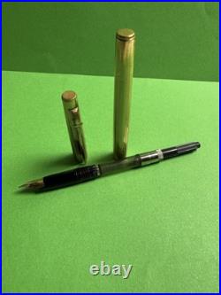 Rare Caran d'Ache President Saddam Hussein Iraq 14k Gold Nib Fountain Pen R3