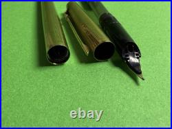 Rare Caran d'Ache President Saddam Hussein Iraq 14k Gold Nib Fountain Pen R3