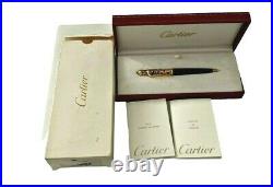 Rare Cartier Mini Diabolo Tiger Paws Fountain Pen 18 K M Gold Nib