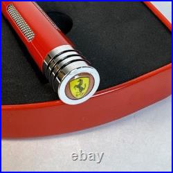 Rare Collectible Ferrari Scuderia Maranello Ballpoint Pen In Metal Tin Case