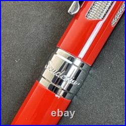 Rare Collectible Ferrari Scuderia Maranello Ballpoint Pen In Metal Tin Case