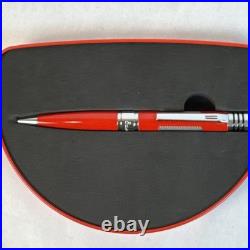 Rare Collectible Ferrari Scuderia Maranello Ballpoint Pen In Metal Tin Case