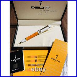 Rare Delta DELTA Dolcevita Federico Vermeil Ballpoint Pen