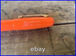 Rare Delta Rolling Pen Italy Mini Trend Orange New Retired