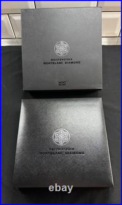 Rare, Discontinued, MEISTERSTÜCK MONTBLANC DIAMOND'Star In Star' Ballpoint Pen