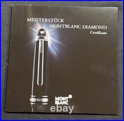 Rare, Discontinued, MEISTERSTÜCK MONTBLANC DIAMOND'Star In Star' Ballpoint Pen