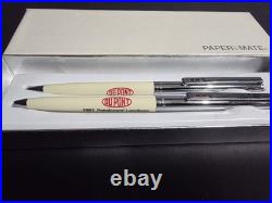 Rare Du Pont Paper Mate Profile Double Heart Pen & Pencil Set (Vintage 1981)