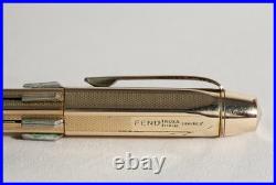 Rare FEND TRUXA 6! Multi Color Ballpoint Pen Gold Plated With New Refills