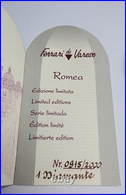 Rare! Ferrari da Varese LE Romea Diamond Fountain Pen 18K Medium Nib NOS