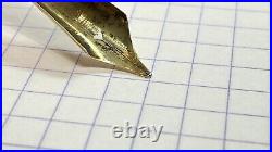 Rare Ford Patent Fountain Pen Nib Only, 14k Oblique Medium Nib, England, Jm