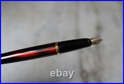 Rare Fountain Pen Parker Ellipse in Iridescent Brown Resin Solid 18K Gold Nib Rare Fountain Pen Parker Ellipse in Iridescent Brown Resin Solid 18K Gold Nib