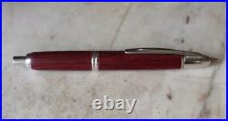 Rare Fountain Pen Pilot Capless in Red Birch Wood 14K Gold Nib Large