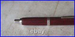 Rare Fountain Pen Pilot Capless in Red Birch Wood 14K Gold Nib Large