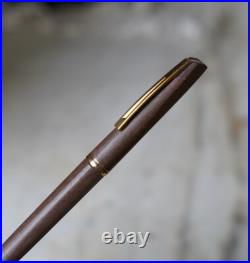 Rare Fountain Pen Waterman Concorde in Brown Brushed Resin- Solid 18K Gold Nib