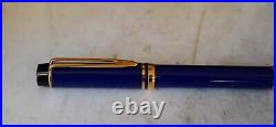 Rare Fountain Pen Waterman Man 100 Special Edition World Cup Gold Nib 18K