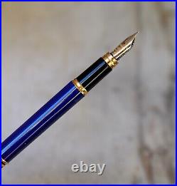 Rare Fountain Pen Waterman Man 100 Special Edition World Cup Gold Nib 18K