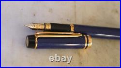 Rare Fountain Pen Waterman Man 100 Special Edition World Cup Gold Nib 18K