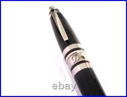 Rare Fountain Pen of Prestige S. T. Dupont Olympio XL Black Chinese Lacquer MX663
