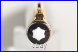 Rare Gray & Gold 1966 Montblanc Lever Ballpoint Pen # 38 / New Giant Refill