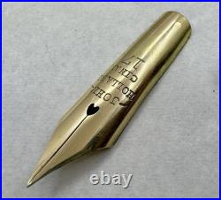 Rare Huge John Holland 17 14k Fine Nib, Feed, Grip Section Used, Parts