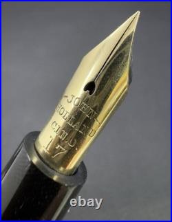 Rare Huge John Holland 17 14k Fine Nib, Feed, Grip Section Used, Parts