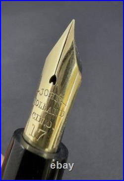 Rare Huge John Holland 17 14k Fine Nib, Feed, Grip Section Used, Parts