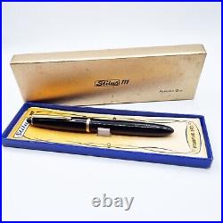 Rare Italian Stilus 111/c Oro Fountain Pen New Old Stock With Box (1950/60)