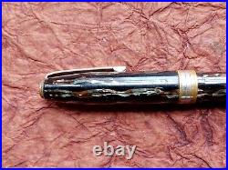 ++ Rare KINGS 14k gold plated nib USA Vintage lever Fountain Pen VTG Collectible