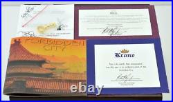 Rare Krone 2004 Forbidden City Limited Edition Of 288 Fountain Pen 18k Med Nib