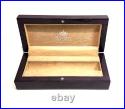 Rare! Krone Scepter Czar Red & Gold Rollerball Pen And Box (no Papers)