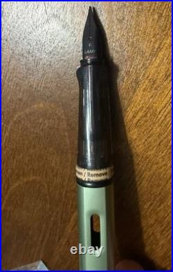 Rare Lamy Al-Star Silver-Green Fountain Pen 2010