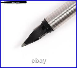 Rare Lamy Unic Cartridges Fountain Pen in Stainless Steel with steel B-nib