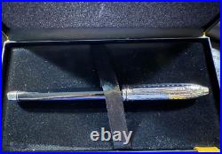 Rare Limited Edition Black Etched Cross Townsend Rollerball Pen In Luxury Box