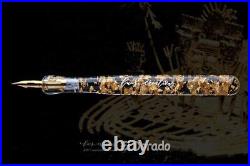 Rare Luis Creations El Dorado pen barrel with gold leaf, brand new
