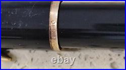 Rare MINT PELIKAN 140 BLACK Fountain Pen- 14C 585 Nib- Used
