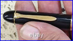 Rare MINT PELIKAN 140 BLACK Fountain Pen- 14C 585 Nib- Used