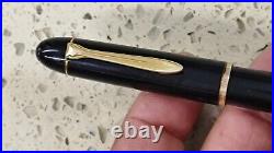 Rare MINT PELIKAN 140 BLACK Fountain Pen- 14C 585 Nib- Used