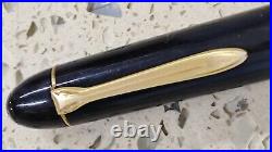 Rare MINT PELIKAN 140 BLACK Fountain Pen- 14C 585 Nib- Used