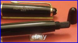 Rare MONTBLANC 242 G-Black-Pif-1952 c. Gold nib OM