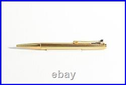 Rare MONTBLANC 7847 Ball Pix Pen GOLD PLATED chased finish 1973 new refill