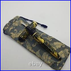 Rare Maki-e Style Fountain Pen Gold Leaf Lacquer Art Japan