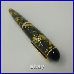 Rare Maki-e Style Fountain Pen Gold Leaf Lacquer Art Japan