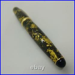 Rare Maki-e Style Fountain Pen Gold Leaf Lacquer Art Japan